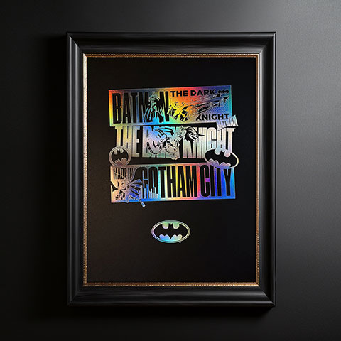 Affiche de collection - BATMAN GOTHAM CITY HOLOGRAPHIQUE - Batman