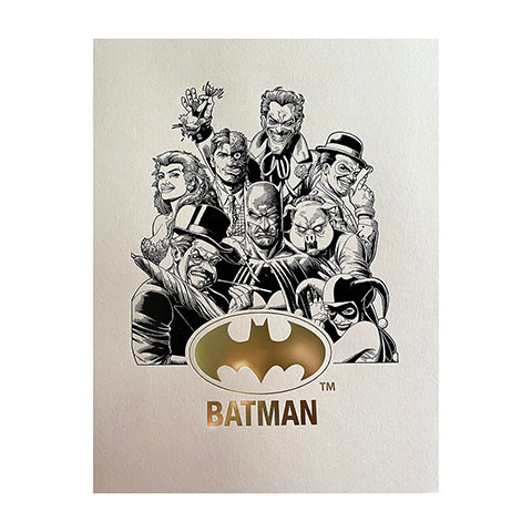 Affiche de collection - BATMAN TEAM - Batman