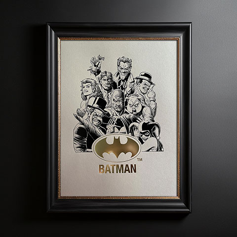 Affiche de collection - BATMAN TEAM - Batman