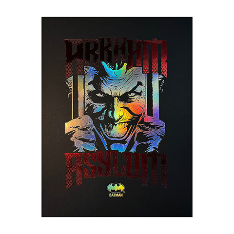 Affiche de collection - JOKER ARKHAM ASYLUM - Batman