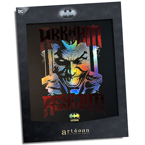 Affiche de collection - JOKER ARKHAM ASYLUM - Batman