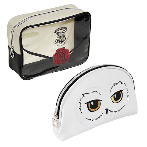 Set de 2 pochettes de voyage Hedwige - Harry Potter