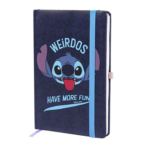Stitch Notebook Weirdos have more fun - Lilo and Stitch
