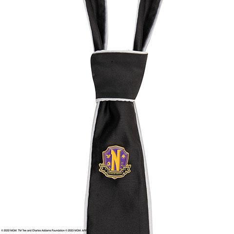 Cravatta con spialla Deluxe Nervermore Academy - Mercoledì
