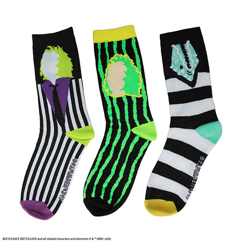 Set of 3 socks - Beetlejuice