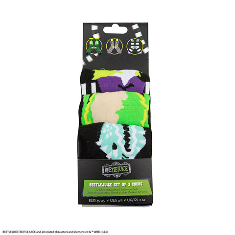 Set von 3 Paar Socken - Beetlejuice