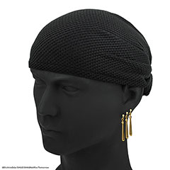 CR1990-Bandana et boucles d‘oreilles de Zoro - One Piece