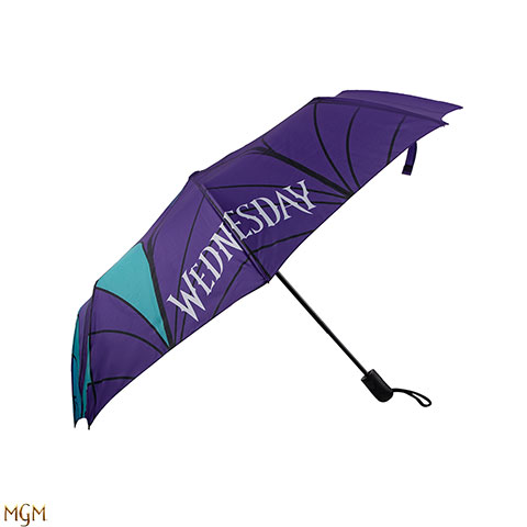 Umbrella Wednesday and Enid stained glass - Wednesday