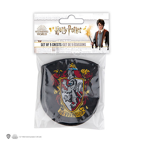 Harry Potter Aufnäher 5er-Pack Hauswappen