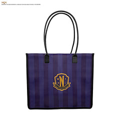 CR2372-Sac cabas Nevermore Academy violet - Wednesday