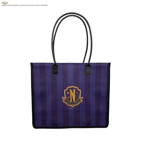 Sac cabas Nevermore Academy violet - Wednesday