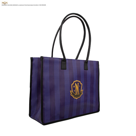 Borsa shopper Borsa viola Nevermore Academy - Mercoledì