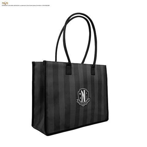 Borsa shopper nera Nevermore Academy - Mercoledì