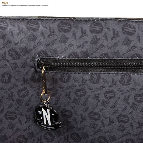 Borsa shopper nera Nevermore Academy - Mercoledì