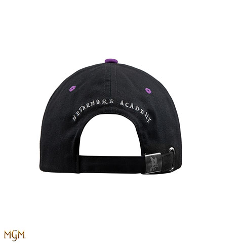 Gorra negra Nevermore Academia púrpura - Miercoles