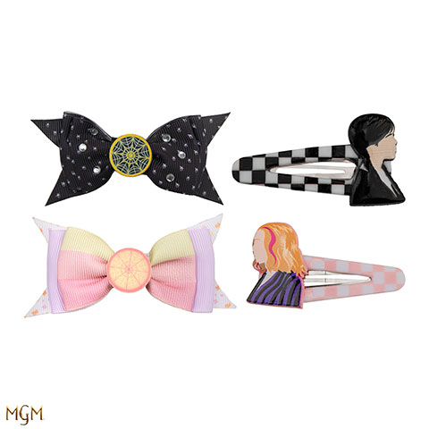 Set of 4 hair accessories Wednesday and Enid - Wednesday