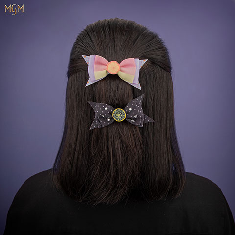 Set de accesorios para el pelo Miércoles y Enid - Miércoles