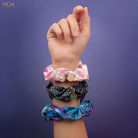 Set di 3 elastici scrunchie Mercoledì e Enid - Mercoledì