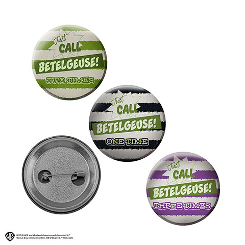 Set de 6 badges - Beetlejuice