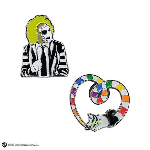 Set of 2 pin Beetlejuice & Sandworm - Beetlejuice