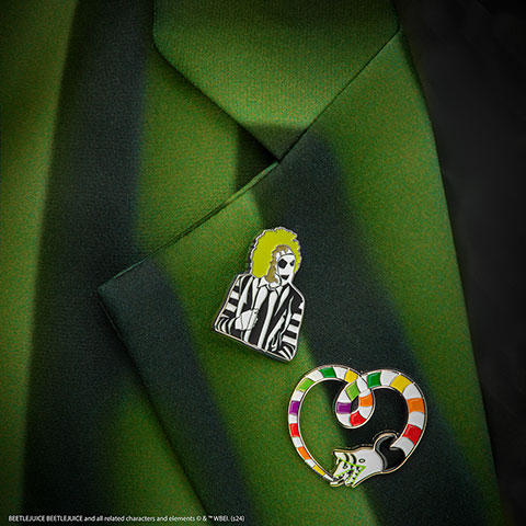 Set of 2 pin Beetlejuice & Sandworm - Beetlejuice