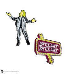 CR3242-Set de 2 pins - Beetlejuice