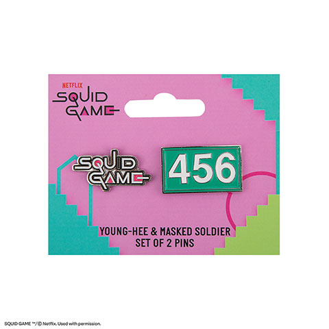 Set 2 pin’s Squid Game & 456 - Squid Game