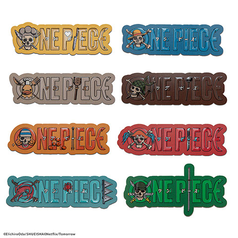 Set di 8 calamite simboli personaggi - One Piece