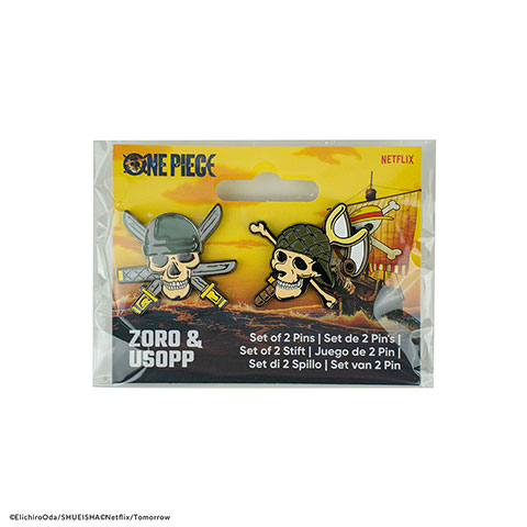 Set 2 pin‘s Zoro et Usopp - One Piece