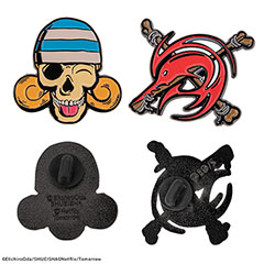 CR3294-Set of 2 pin badges Nami and Arlong - One Piece