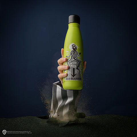 Flasche Here Lies - Beetlejuice