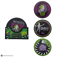 CR4140-Set of 4 coasters - Beetlejuice