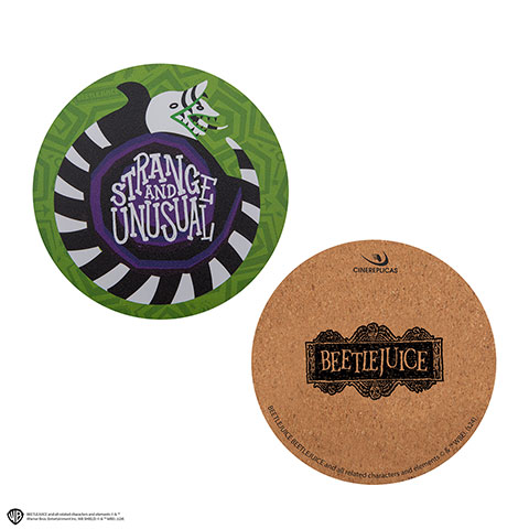 Set of 4 coasters - Beetlejuice