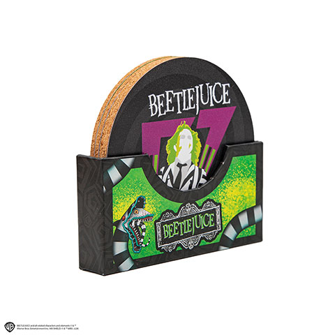 Set of 4 coasters - Beetlejuice