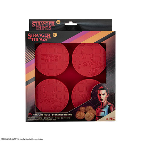 Silicone Eleven‘s waffles mold - Stranger Things