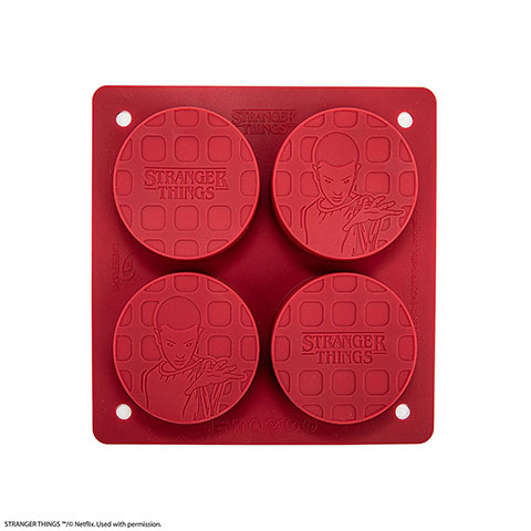 Silicone Eleven‘s waffles mold - Stranger Things