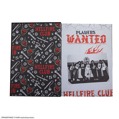 Hard cover notebook Hellfire Club - Stranger Things