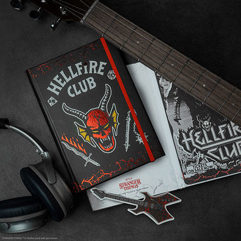 Hard cover notebook Hellfire Club - Stranger Things