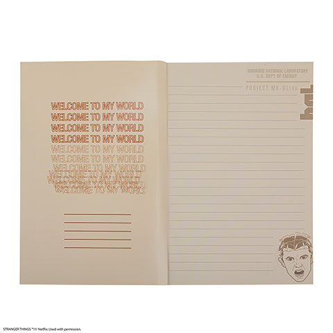 Soft cover notebook Eleven - Stranger Things