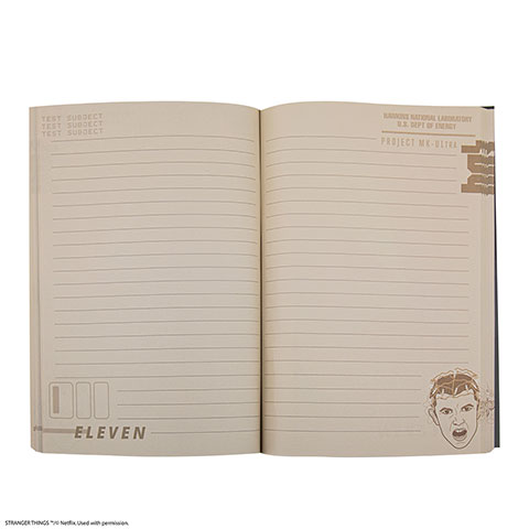 Soft cover notebook Eleven - Stranger Things