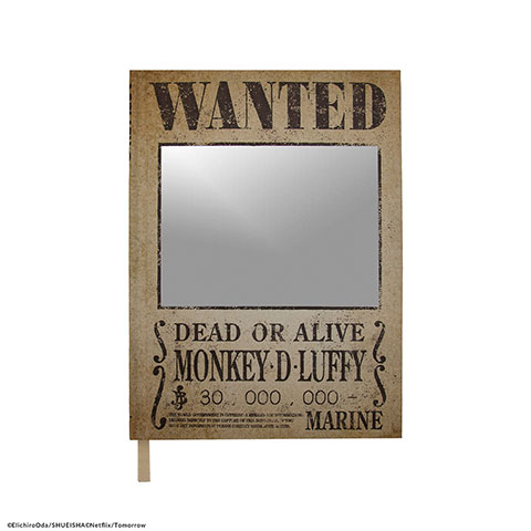 Quaderno copertina rigida a specchio Wanted - One Piece