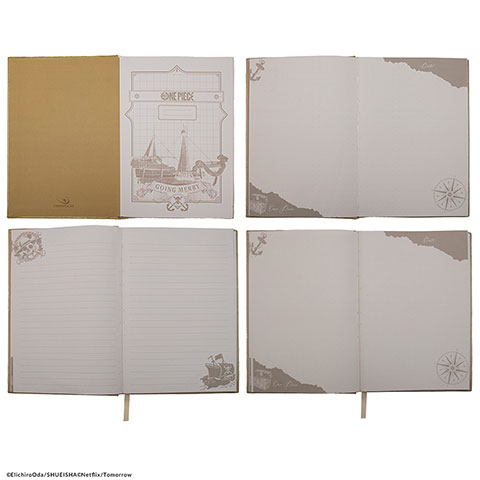 Hard cover notebook mirror Wanted - One Piece