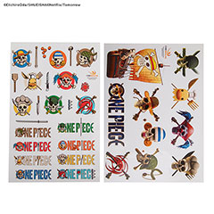 CR5290-Set of 36 stickers logo and items - One Piece