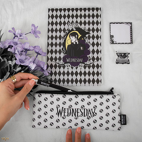 Set de papeterie Wednesday Addams - Wednesday