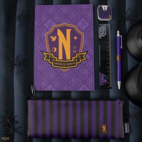 Stationery set Nevermore Academy - Wednesday