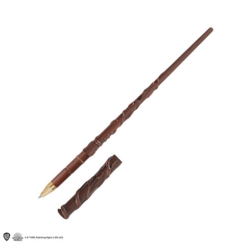 Stylo baguette Hermione Granger et support - Harry Potter