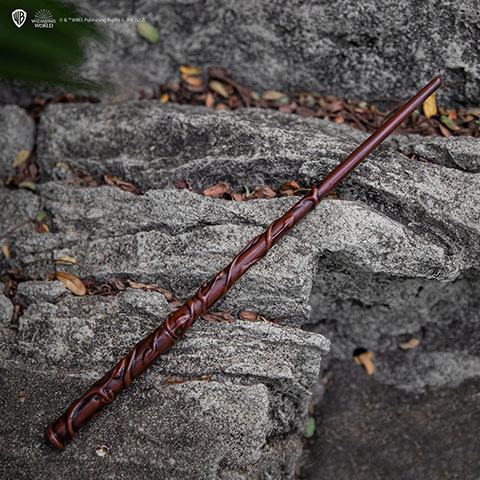 Stylo baguette Hermione Granger et support - Harry Potter