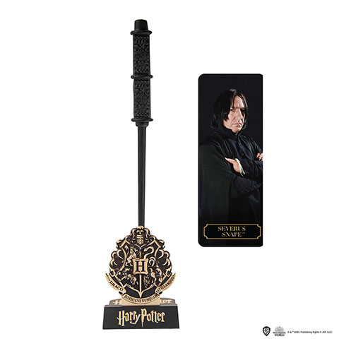 Stylo baguette Severus Rogue et support - Harry Potter