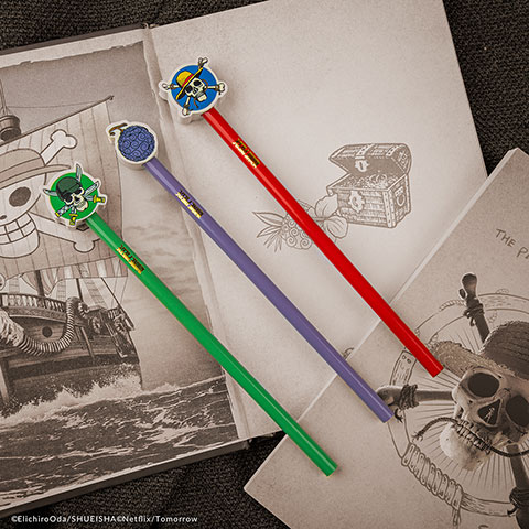 Pencil and eraser Zoro‘s skull - One Piece