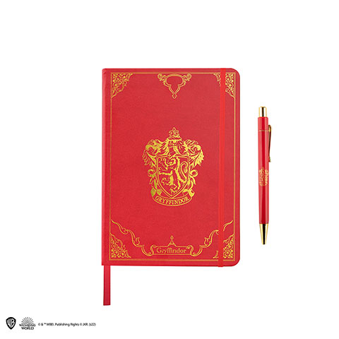 Carnet deluxe et stylo Gryffondor - Harry Potter